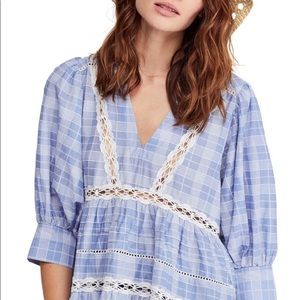Free people NWT Time Out Lace tunic